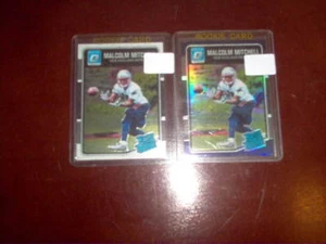 Malcolm Mitchell 2016 Donruss Optic 2-Card Lot 1-Refractor, 1-Base Card - Picture 1 of 2
