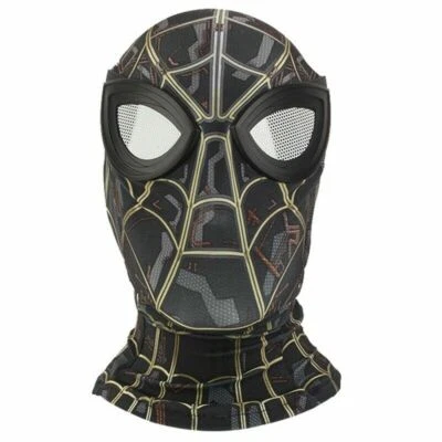 New Spider-man No Way Home Face Mask Spiderman Hood Cosplay Costumes Halloween - Image 1 of 4