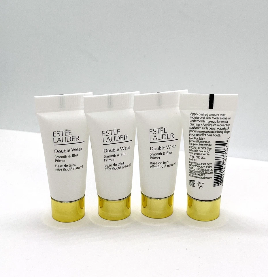 4 x Estee Lauder Double Wear Smooth & Blur Primer, 0.17 oz/ 5ml = 0.68 oz/ 20ml - Image 1 of 1