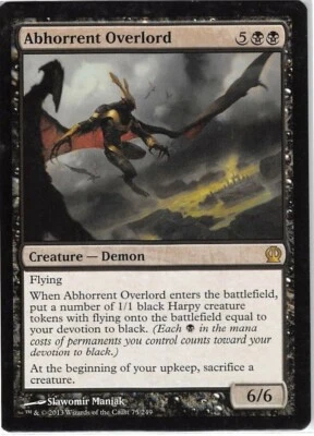 Abhorrent Overlord *Rare* Magic MtG x1 Theros SP - Image 1 of 2