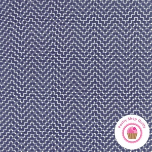 Moda FRESH AIR 21676 14 Navy Blue AMERICAN JANE 30's REPRODUCTION Quilt FABRIC - Picture 1 of 4