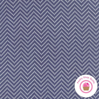 Moda FRESH AIR 21676 14 Navy Blue AMERICAN JANE 30's REPRODUCTION Quilt FABRIC - Image 1 of 4