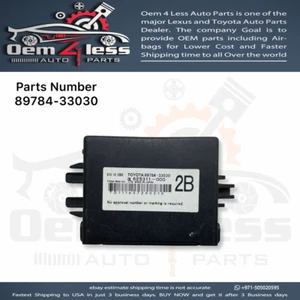 Lexus ES300h Immobilizer Computer Module 2013, 2014, 2015 OEM 89784-33030 - Picture 1 of 7