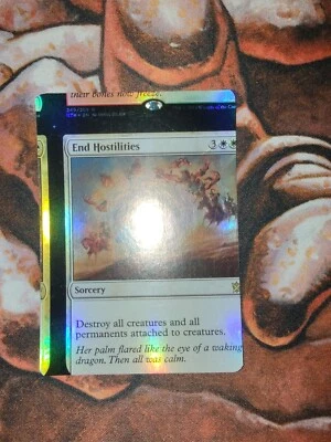FOIL NFC Miscut End Hostilities Khans of Tarkir MTG Magic the Gathering - Image 1 of 2
