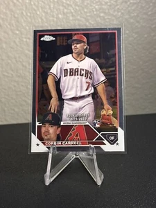 Corbin Carroll 2023 Topps Chrome Update Rookie RC Debut #USC220-Diamondbacks🔥 - Picture 1 of 4