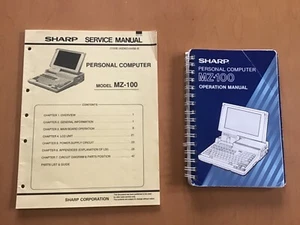 Sharp Personal Computer MZ-100 Operation Manual & Sharp MZ-100 Service Manual - Zdjęcie 1 z 24