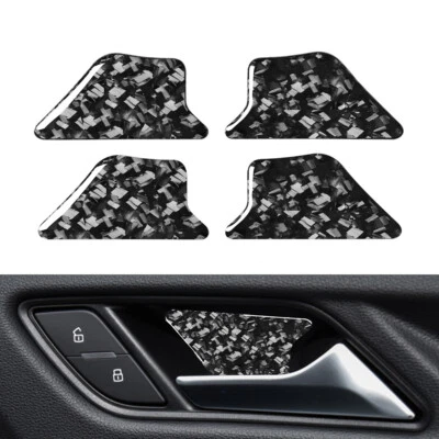 Forged Pattern Interior Door Handle Bowl Fame Cover Trim For Audi A3 8V S3 RS3 - Image 1 of 4