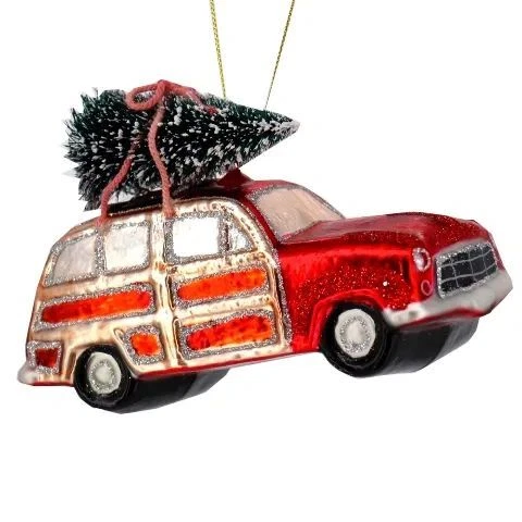 Coche de cristal con árbol. Foto 1 de 1