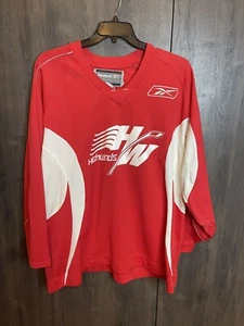 Vintage Reebok  Highwinds Alexei Yashin #89 Hockey Jersey Mens 2XL Red/White - Picture 1 of 10