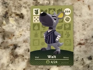 WALT #354 !SUPER SPECIAL! Animal Crossing Amiibo Authentic Nintendo Mint Card - Picture 1 of 2