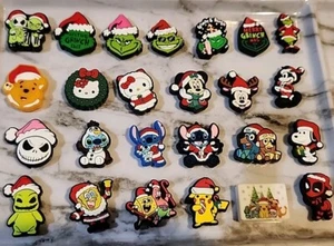 SALE Pick 10Pcs Mix XMAS CHRISTMAS Silicone Focal Beads DIY Pens Disney Bead HK - Picture 1 of 6