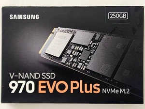 SAMSUNG 970 EVO PLUS NVMe M.2 V-NAND 250GB SSD SOLID STATE DRIVE MZ-V7S250 – EX - Afbeelding 1 van 8
