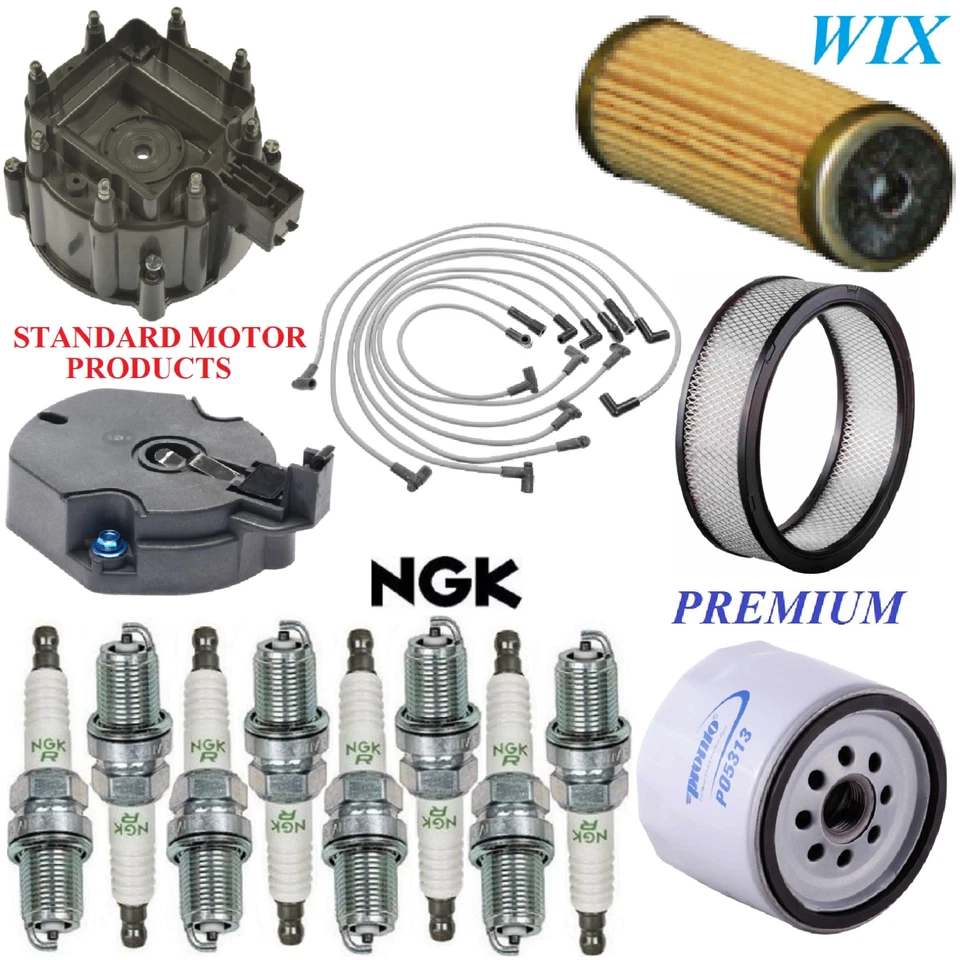 Kit de puesta a punto filtros de combustible de aceite de aire tapones de cable para Oldsmobile Cutlass V8 5,0 L 1980 Foto 1 de 1