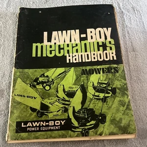 Lawn-Boy Mowers Mechanic's Handbook Vintage 1970's Softcover 6015-73 Repair Book - Bild 1 von 9