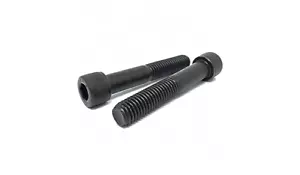 M8-1.25 x 65 mm Socket Cap Screw 12.9, UNC, Black Oxide, Partial Thread, 25 Pack - Picture 1 of 1