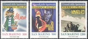 San Marino 1988 Fellini/Film/Cinema/Movies/Arts/People/Entertainment 3v (n43439) - Picture 1 of 1