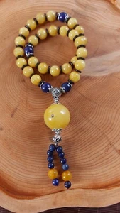 Natural Baltic Butter Amber Beads Prayer - Picture 1 of 19