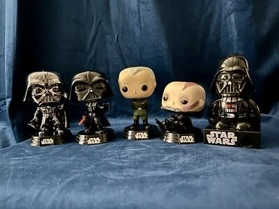 Funko Pop! Лот товаров Star Wars Дарт Вейдер с Grand Moff Tarkin #157 #158 #159 #610 - Изображение 1 из 4