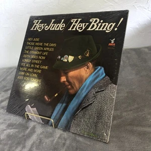 HEY JUDE HEY BING by Bing Crosy Vinyl LP Record 1968 Amos Records SEALED (EL3) - Picture 1 of 17