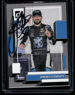 Signed 2023 Donruss #92 Jeremy Clements Silver IP Auto - Image 1 of 2
