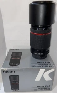 HD PENTAX DA 55-300mm f/4-5.8 ED WR Lens for K Mount Pentax-DA Used - Picture 1 of 10