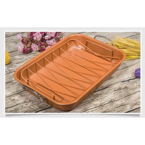 Rechteckigen Kuchen Pan Ofen Backen Pan Backen Stahl Rack Rechteckigen Backblech - Bild 1 von 11