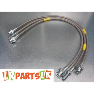1215 Land Rover Discovery + 150 mm verlängerte Bremsschläuche Edelstahl 95-99 - Bild 1 von 1