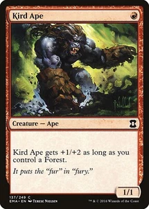 2xKird Ape FOIL - Eternal Masters EMA Common MTG NM - Picture 1 of 1