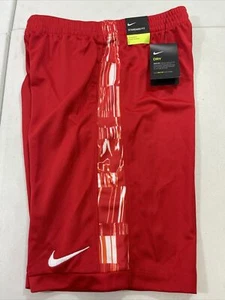Boy's Nike Trophy Dri-Fit Training Shorts Red Big Kid Youth Extended Size L+ - Picture 1 of 1