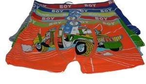 4 X BOYS KIDS BOXER SHORTS Cotton VARIOUS SIZES APPROX-15 - Picture 1 of 4