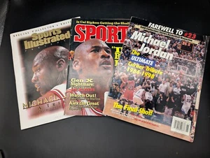 Revista Michael Jordan Lote de 3 Sports Illustrated Edición Especial Sport Goat - Imagen 1 de 10