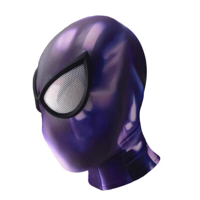 New Purple Venom Spider-Man Mask Halloween Spiderman Cosplay Costume Props UK - Image 1 of 4