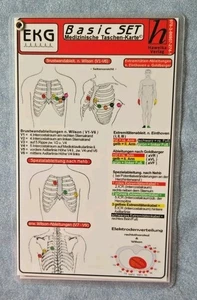 EKG Basic-Set Taschenkarte – Herzrhythmusstörungen – Medizinische Schnellhilfe - Bild 1 von 4