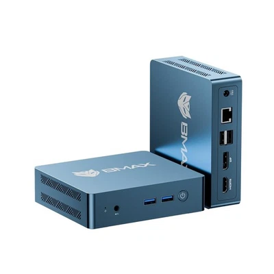 Bmax Mini PC B2 Power Intel 5205U 8GB DDR4 256GB M.2 NVMe SSD Support Expansi... - Image 1 of 4