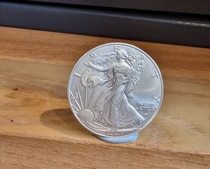 2023 1 oz .999 Fine Silver American Eagle $1 Coin BU & - Picture 1 of 2