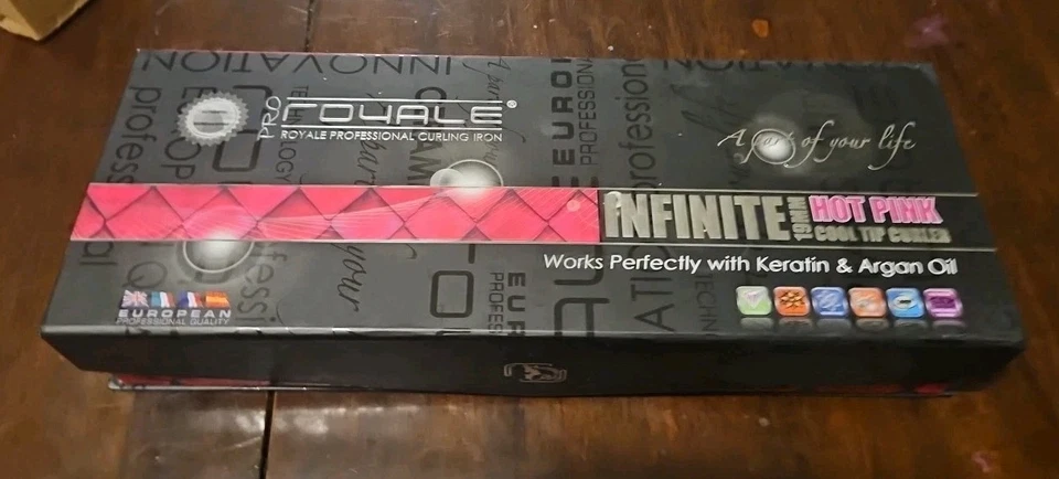 Rizador Pro Royale Hot Pink Professional Infinite 19 mm Cool Tip Nuevo  Foto 1 de 4