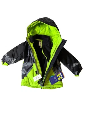 Chaqueta de invierno 3 en 1 traje de nieve para niños The Children's Place 2 piezas chaqueta acolchada de esquí Foto 1 de 4