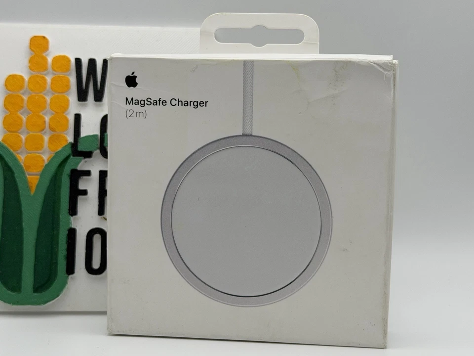 Carregador Magsafe GENUÍNO Apple 25W com Cabo Tecido (2m) para iPhone (Nova Versão) - Imagem 1 de 4