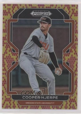2022 Panini Prizm Draft Picks Snakeskin Prizm /25 Cooper Hjerpe #PDP22 - Image 1 of 2