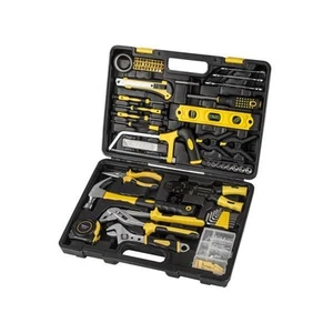Set di attrezzi 218 pezzi kit di utensili manuali per uso domestico generale / cassetta degli attrezzi in plastica riparazione casa - Foto 1 di 6