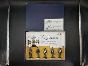 Zinnfiguren: Figurini con le uniformi dell'esercito prussiano. ORIGINAL BOX. - Picture 1 of 3