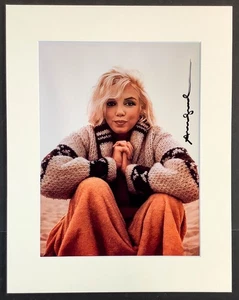 Andy Warhol - Marilyn Monroe - Hand Signed 11x14 Inch Matted Print Frame Ready - Picture 1 of 12