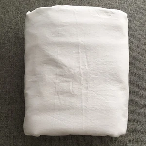 Pottery Barn King Flat Sheet White 100% Organic Cotton 78 x 80 in Soft - Picture 1 of 4