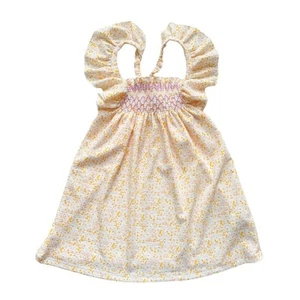 Abito da sole Zara floreale smocked taglia 4-5 anni - Foto 1 di 4