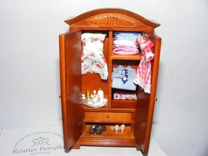Reutter Porzellan Dollhouse Furniture Wardrobe clothes closet - Picture 1 of 6