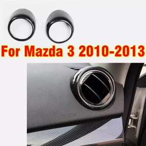 ABS Carbon Fiber Style  interior Side Vent  Cover Trim For Mazda 3 2010-2013 - Picture 1 of 4