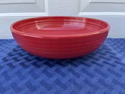 Fiesta New Scarlet Large Bistro Bowl . 68oz .Diameter 9.25” X 3” Deep.￼ - Image 1 of 4