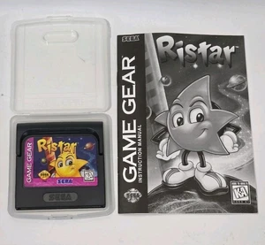 Ristar Sega Game Gear Cart - Folleto - Estuche Transparente COMO NUEVO (B4) - Imagen 1 de 6