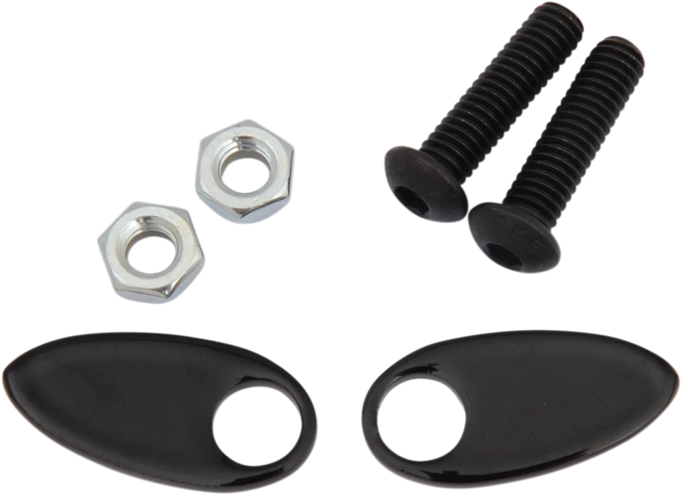 Placas de cubierta de señal de giro trasera Cycle Visions negras #CV4813B Foto 1 de 1