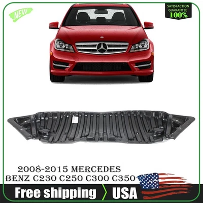 Front Engine Splash Shield Under Cover For 2008-2015 Mercedes Benz C230 C250 Foto 1 de 4